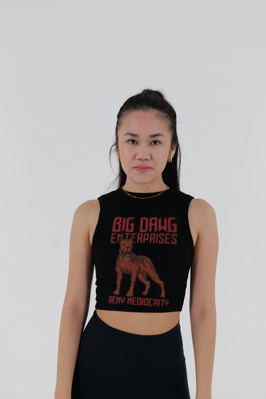 Deny Mediocrity Crop Top