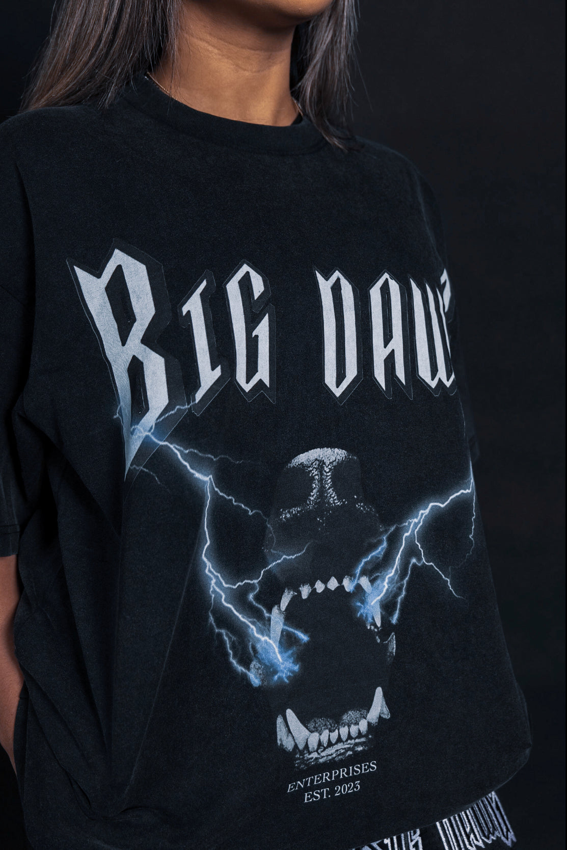 OVERSIZED "BITE LIGHTNING" TEE